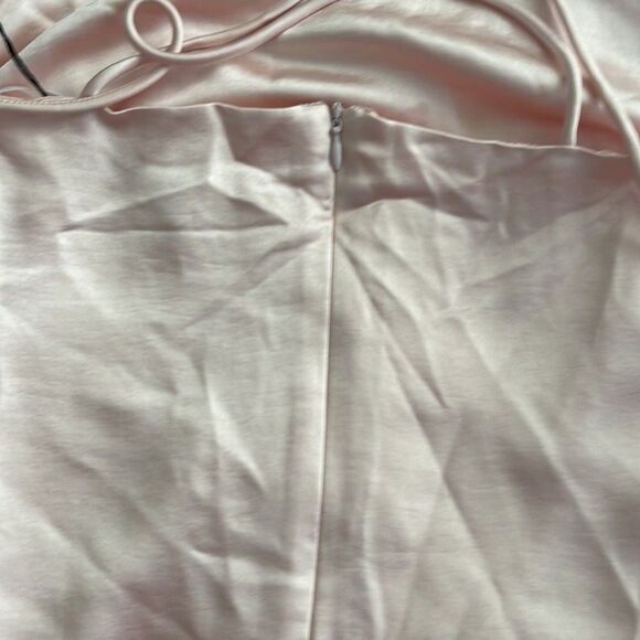 Superdown drape midi dress in blush - Picture 11 of 12